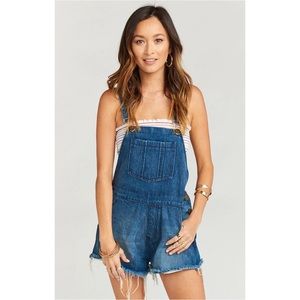 Show me your mumu Georgia overalls (dark denim)